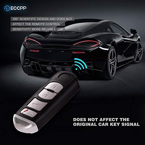 ECCPP Keyless Entry Remote Control Car Key Fob Shell Case for Mazda 3/6 SKE13D 2013 2014 2015 2016 2017 (Pack of 1) - new
