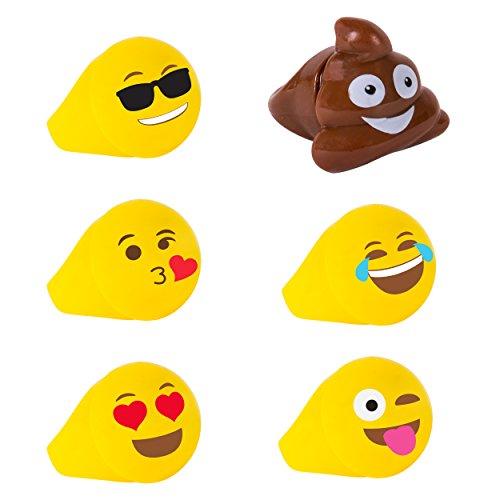 Emoji Universe: Emoji LED Rings, 4 Count - new