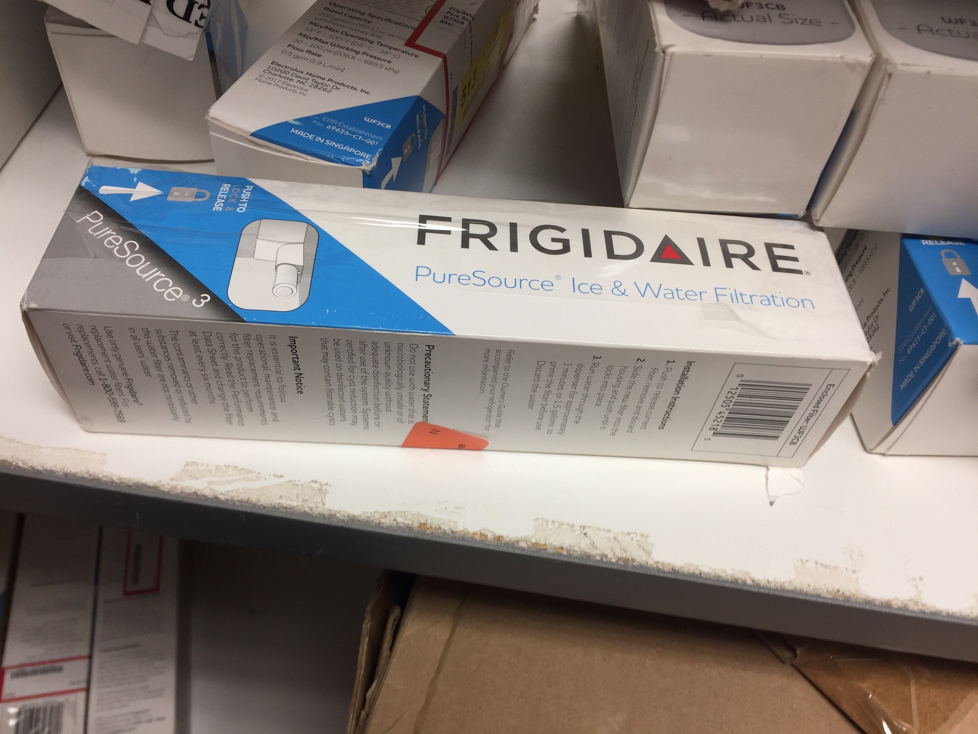 Frigidaire WF3CB Puresource Replacement Filter, 1-Pack - Product Is brand New / Packaging may be opened or damaged. - Open Box